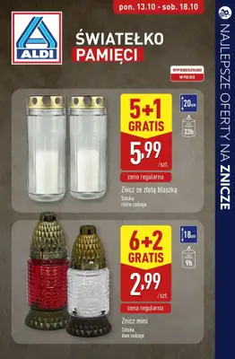 #ZNICZE - gazetka promocyjna Najlepsze oferty na ZNICZE, WKŁADY i KWIATY od soboty 11.10 do piątku 17.10 - strona 11