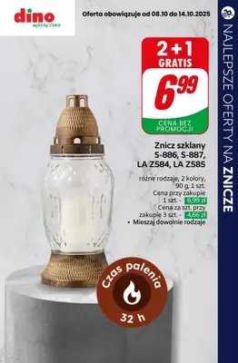#ZNICZE - gazetka promocyjna Najlepsze oferty na ZNICZE, WKŁADY i KWIATY od soboty 11.10 do piątku 17.10 - strona 22