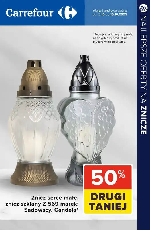 #ZNICZE - gazetka promocyjna Najlepsze oferty na ZNICZE, WKŁADY i KWIATY od soboty 11.10 do piątku 17.10 - strona 4