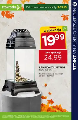#ZNICZE - gazetka promocyjna Najlepsze oferty na ZNICZE, WKŁADY i KWIATY od soboty 11.10 do piątku 17.10 - strona 24