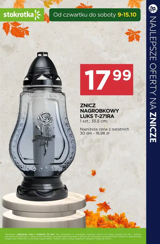 #ZNICZE - gazetka promocyjna Najlepsze oferty na ZNICZE, WKŁADY i KWIATY od soboty 11.10 do piątku 17.10 - strona 2