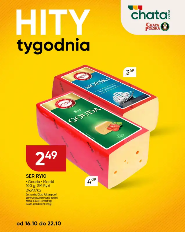 Chata Polska - gazetka promocyjna Hity tygodnia  