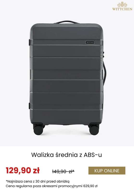 Wittchen - gazetka promocyjna Dodatkowe -30% na walizki od wtorku 14.10  - strona 4