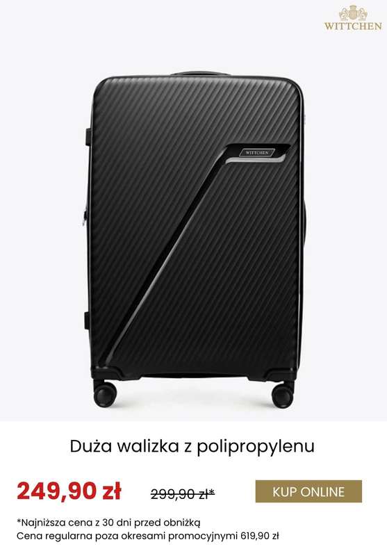 Wittchen - gazetka promocyjna Dodatkowe -30% na walizki od wtorku 14.10  - strona 3