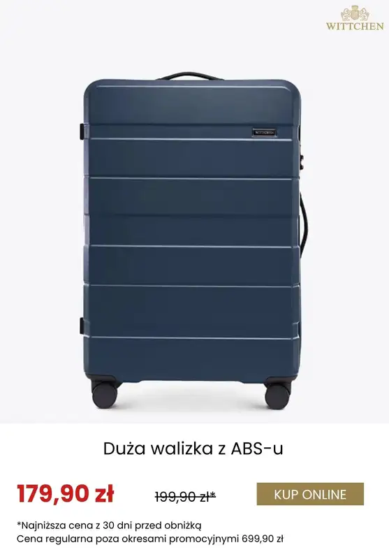 BEST SALE - gazetka promocyjna Wittchen | Dodatkowe -30% na walizki   - strona 2