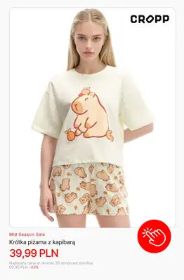 Cropp - gazetka promocyjna Piżamy i kapcie dla niej od wtorku 14.10  - strona 3