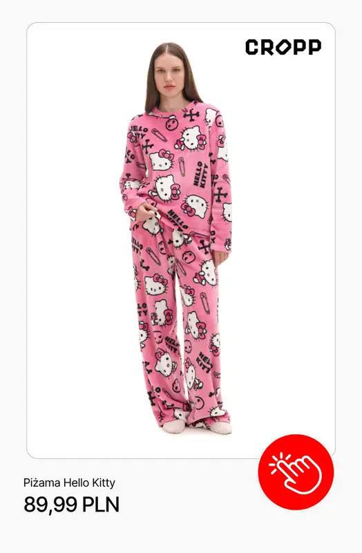 Cropp - gazetka promocyjna Piżamy i kapcie dla niej od wtorku 14.10  - strona 8