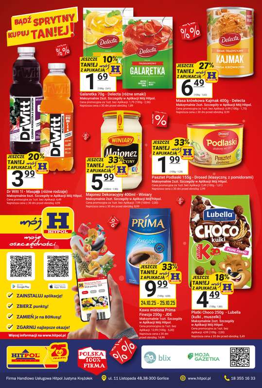 Hitpol - gazetka promocyjna HITY z gazetki promocyjnej! od piątku 24.10 do niedzieli 02.11 - strona 8