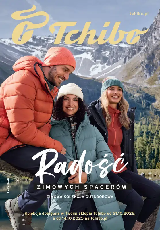 Tchibo - gazetka promocyjna Radość Zimowych Spacerów od wtorku 21.10 do niedzieli 23.11