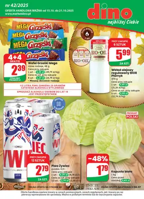 Dino - gazetka promocyjna Gazetka od środy 15.10 do wtorku 21.10