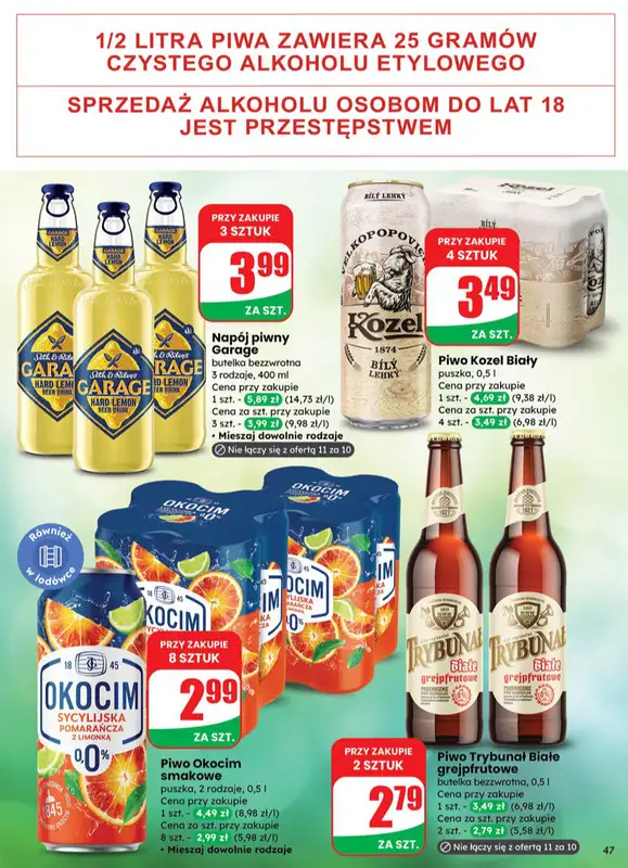 Dino - gazetka promocyjna Gazetka od środy 15.10 do wtorku 21.10 - strona 47