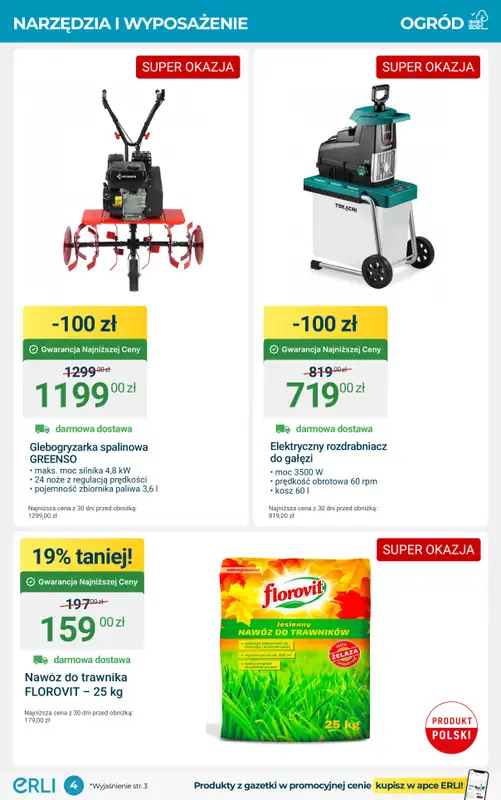Erli - gazetka promocyjna Sezonowe promocje – znicze, Halloween i narzędzia! od środy 15.10 do niedzieli 26.10 - strona 4