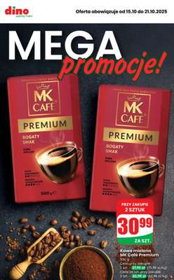 Dino - gazetka promocyjna MEGA promocje! od środy 15.10 do wtorku 21.10 Dino - gazetka promocyjna MEGA promocje! od środy 15.10 do wtorku 21.10