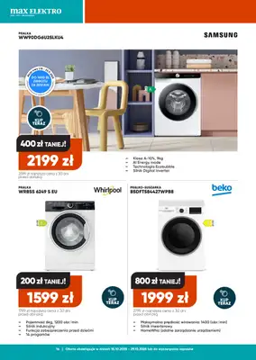 Max Elektro - gazetka promocyjna Gazetka od środy 15.10 do środy 29.10 - strona 16
