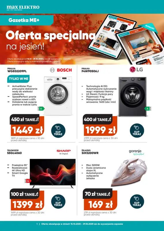 Max Elektro - gazetka promocyjna Gazetka  