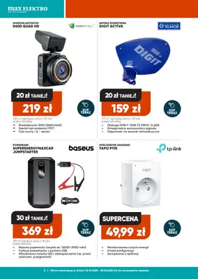 Max Elektro - gazetka promocyjna Gazetka od środy 15.10 do środy 29.10 - strona 9