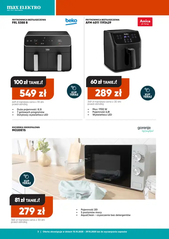 Max Elektro - gazetka promocyjna Gazetka   - strona 3