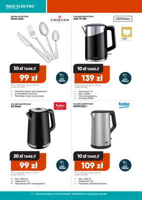 Max Elektro - gazetka promocyjna Gazetka od środy 15.10 do środy 29.10 - strona 5