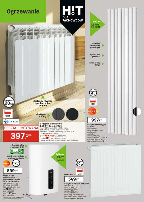 Leroy Merlin - gazetka promocyjna Gazetka od środy 15.10 do poniedziałku 17.11 - strona 18