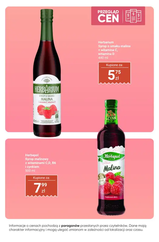 Biedronka - gazetka promocyjna Syropy do wody - przegląd cen   - strona 2