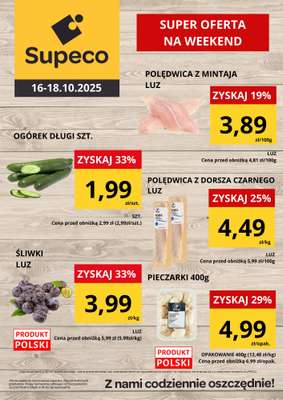 Supeco - gazetka promocyjna Super oferta na weekend od czwartku 16.10 do soboty 18.10