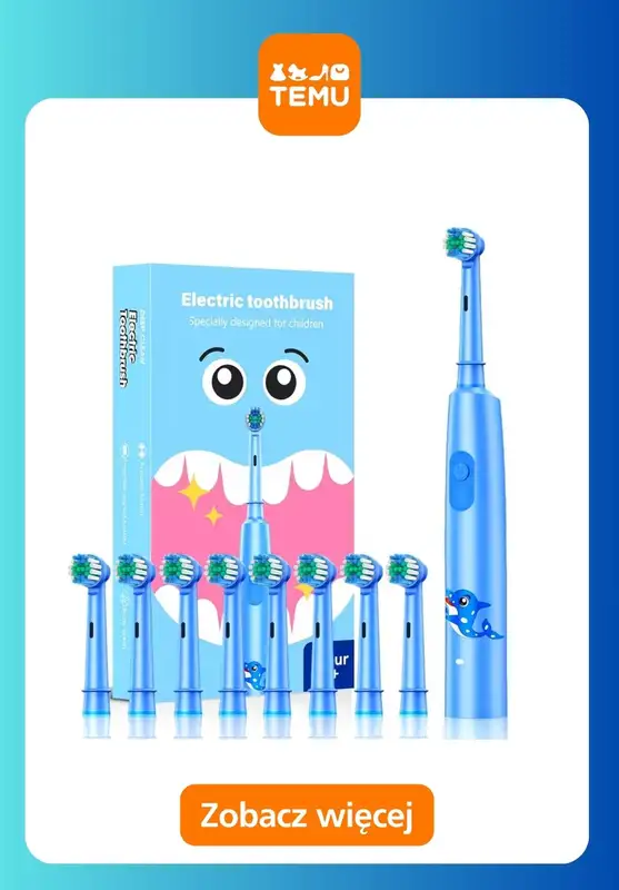 Temu - gazetka promocyjna Szczoteczki elektryczne w super cenach! od środy 15.10  - strona 5