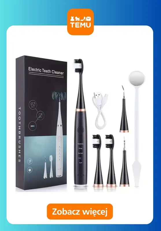 Temu - gazetka promocyjna Szczoteczki elektryczne w super cenach! od środy 15.10  - strona 4