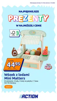 Action - gazetka promocyjna Katalog prezentowy od środy 15.10 do wtorku 21.10 Action - gazetka promocyjna Katalog prezentowy od środy 15.10 do wtorku 21.10
