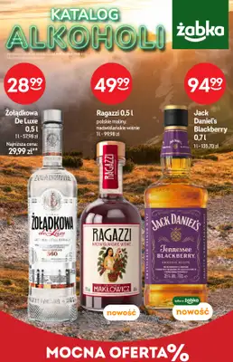 Żabka - gazetka promocyjna Katalog alkoholowy  do wtorku 28.10