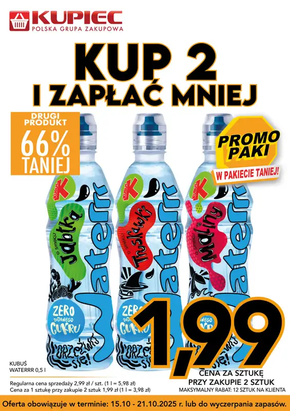 Kupiec - gazetka promocyjna Promopaki od środy 15.10 do wtorku 21.10 - strona 7