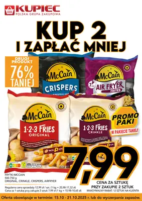 Kupiec - gazetka promocyjna Promopaki od środy 15.10 do wtorku 21.10 - strona 2