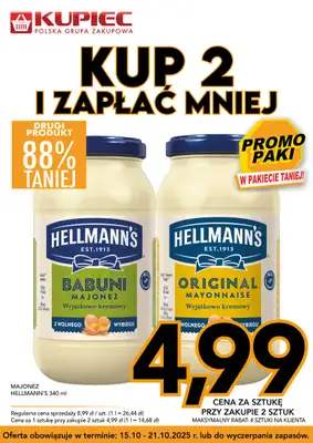 Kupiec - gazetka promocyjna Promopaki od środy 15.10 do wtorku 21.10 - strona 6
