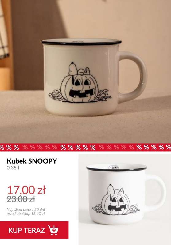 #Halloween - gazetka promocyjna Homla | Kolekcja Peanuts na halloween od czwartku 16.10  - strona 5