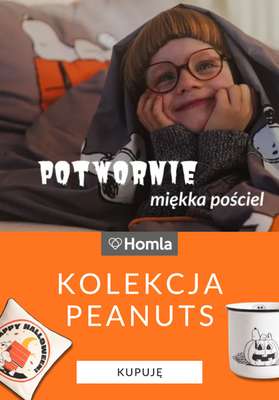 #Halloween - gazetka promocyjna Homla | Kolekcja Peanuts na halloween od czwartku 16.10 