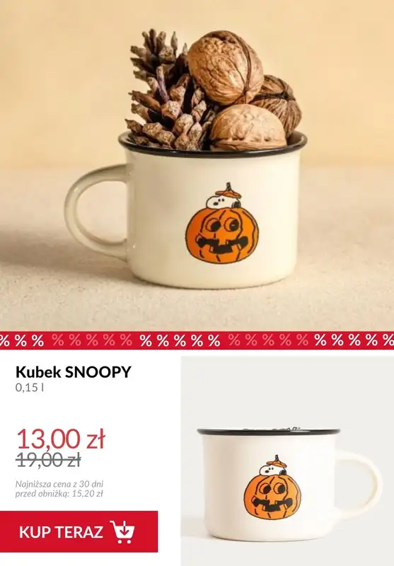 #Halloween - gazetka promocyjna Homla | Kolekcja Peanuts na halloween   - strona 2