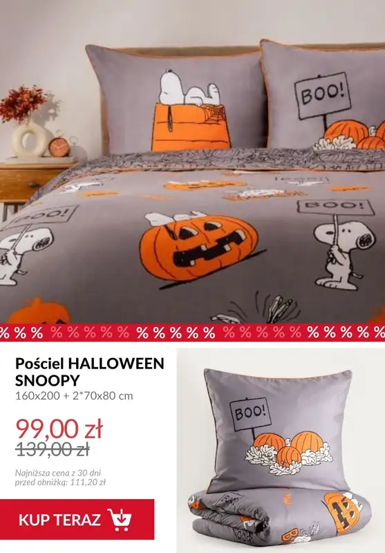 #Halloween - gazetka promocyjna Homla | Kolekcja Peanuts na halloween   - strona 3