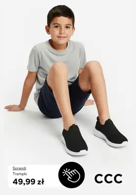 CCC - gazetka promocyjna Obuwie dziecięce z BIAŁĄ PODESZWĄ od środy 15.10  - strona 3