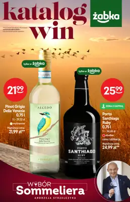 Żabka - gazetka promocyjna Katalog win od środy 15.10 do wtorku 28.10