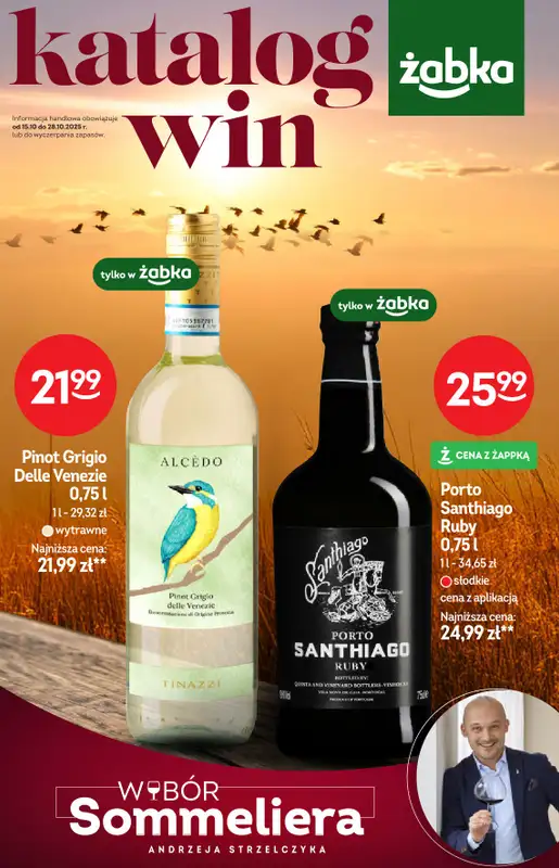 Żabka - gazetka promocyjna Katalog win  
