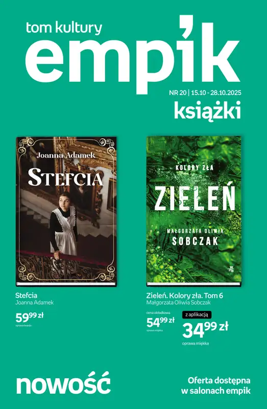 Empik - gazetka promocyjna Tom kultury: książki  