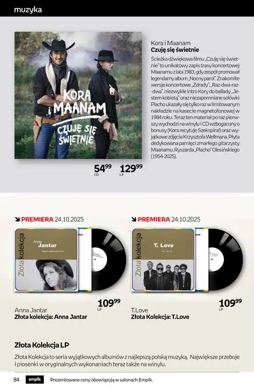 Empik - gazetka promocyjna Tom kultury: muzyka od środy 15.10 do wtorku 28.10 - strona 9