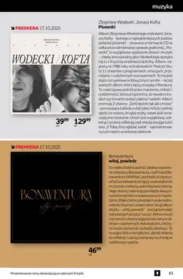 Empik - gazetka promocyjna Tom kultury: muzyka od środy 15.10 do wtorku 28.10 - strona 8