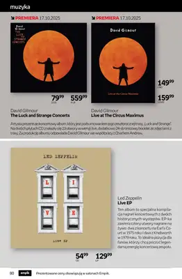 Empik - gazetka promocyjna Tom kultury: muzyka od środy 15.10 do wtorku 28.10 - strona 5