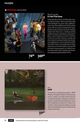 Empik - gazetka promocyjna Tom kultury: muzyka od środy 15.10 do wtorku 28.10 - strona 3