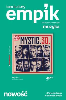 Empik - gazetka promocyjna Tom kultury: muzyka od środy 15.10 do wtorku 28.10