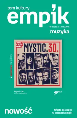 Empik - gazetka promocyjna Tom kultury: muzyka od środy 15.10 do wtorku 28.10