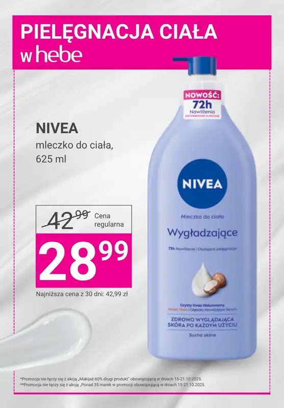Hebe - gazetka promocyjna Niezbędnik pielęgnacyjny ciała – PROMOCJE od środy 15.10 do wtorku 21.10 - strona 4