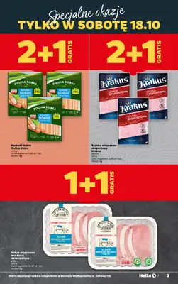 Netto - gazetka promocyjna Gorzów Wielkopolski - Wielkie otwarcie już w czwartek 16.10 od czwartku 16.10 do soboty 18.10 - strona 3