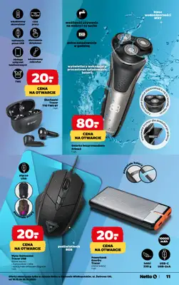 Netto - gazetka promocyjna Gorzów Wielkopolski - Wielkie otwarcie już w czwartek 16.10 od czwartku 16.10 do soboty 18.10 - strona 11