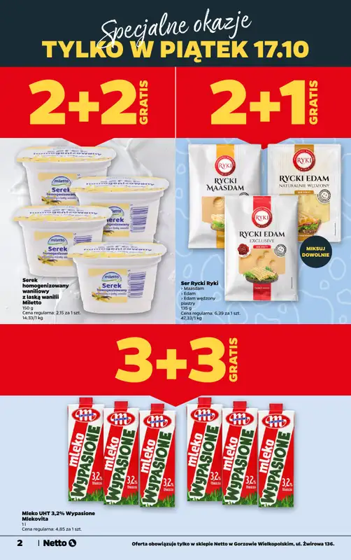 Netto - gazetka promocyjna Gorzów Wielkopolski - Wielkie otwarcie już w czwartek 16.10   - strona 2